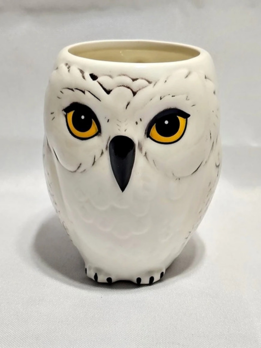 Harry Potter Hedwig 3D Sculpted Ceramic Mug White & Black